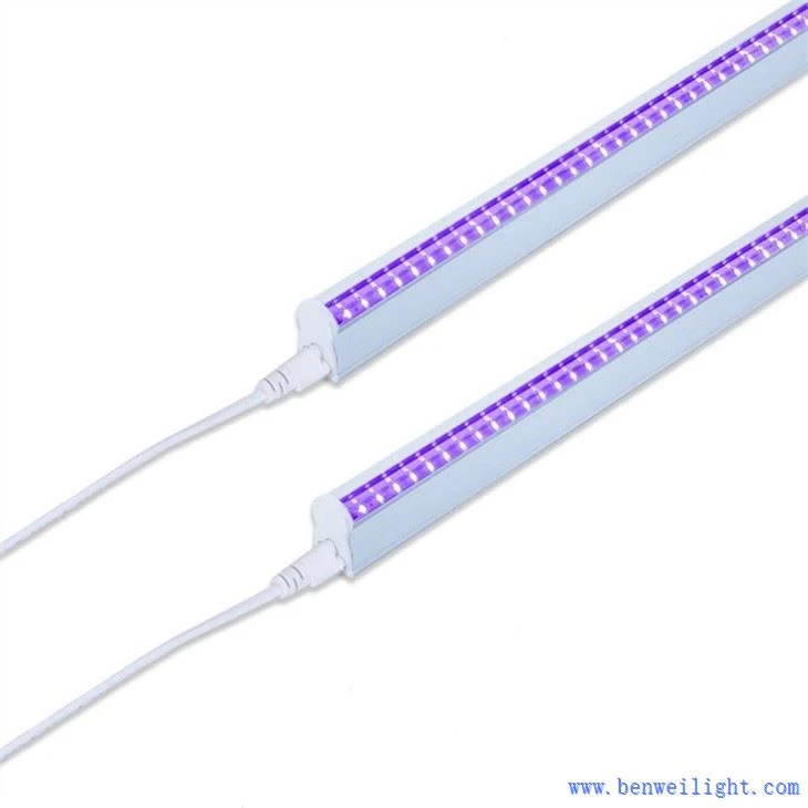 UV Ranplase Limyè Fluoresan ak Leds