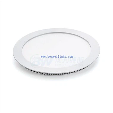 IP44 Waterproof Round dirije limyè Panel
