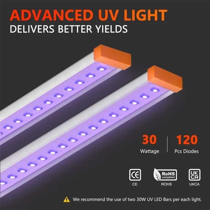 30W UV LED Grow Light Bars  4
