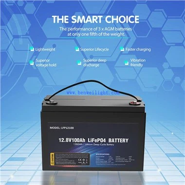 Batri rechargeable 12v 100ah