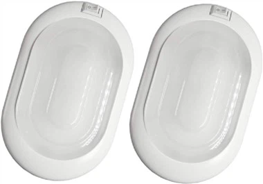 Limyè plafon RV ak switch On-Off