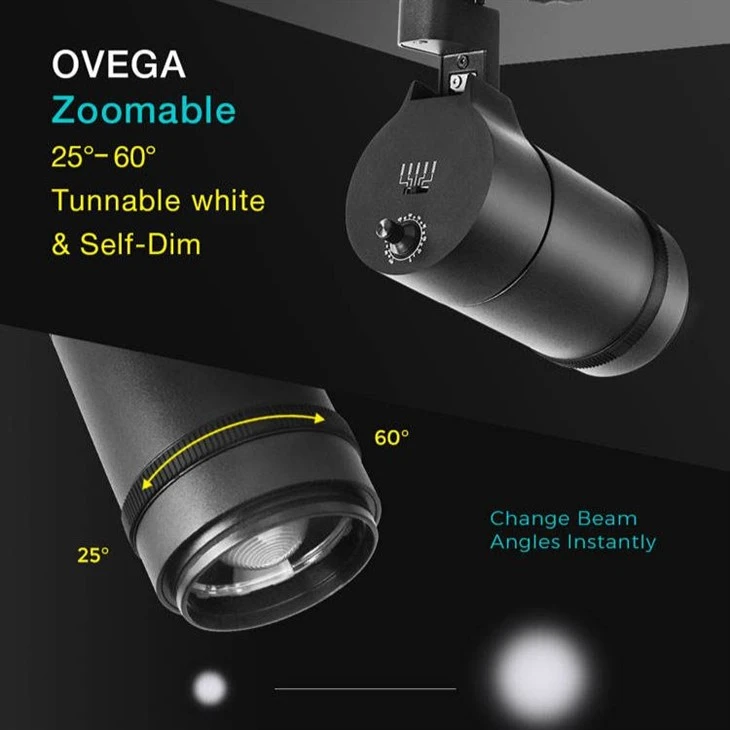 New Design Zoomable Adjustable Angle Dimmable Spot Light Commercial LED Track Light price
