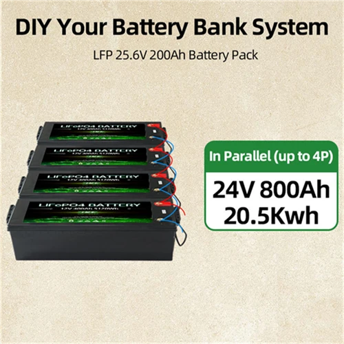 12.8V 400Ah LiFePO4 Battery 5120Wh Lithium Battery Built-in 250A BMS 3000+ Deep Cycles Perfect for Solar System best