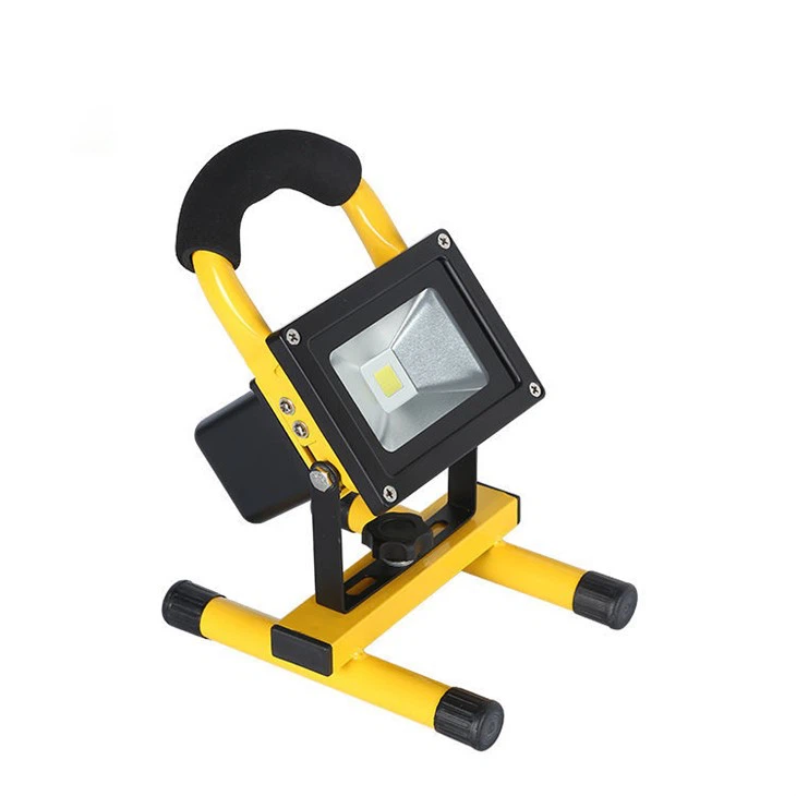 10w ki ap dirije limyè travay pòtab rechargeable
