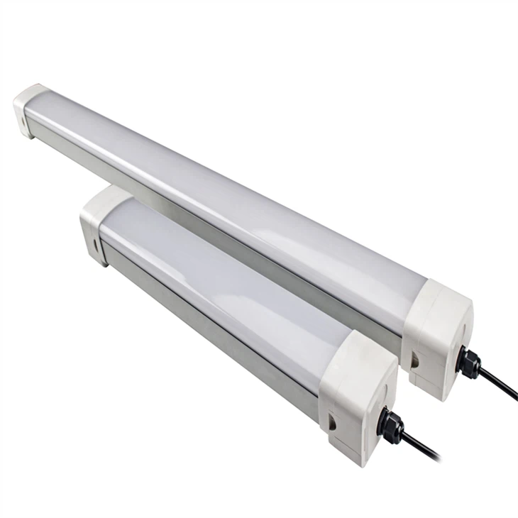 140LM/W Microwave Sensor LED Triproof Lights 40W/60W IP65