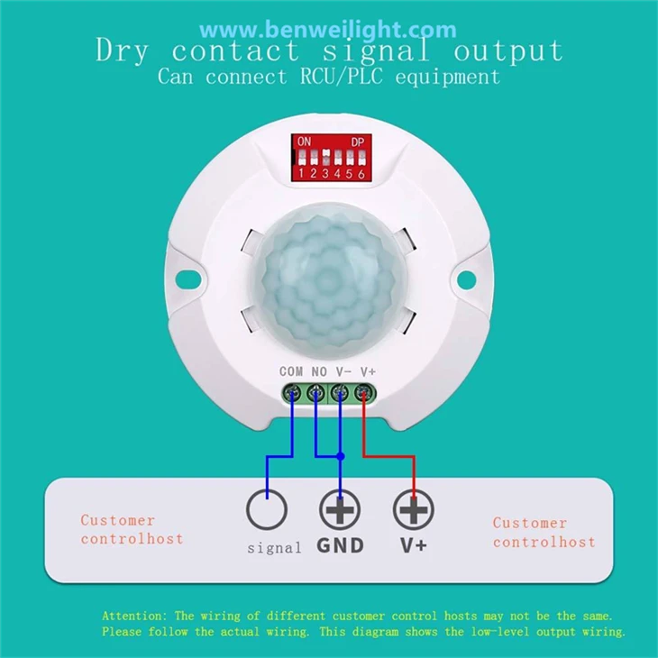 360° Ceiling PIR Motion Sensor, 9-24V, Light Switch price