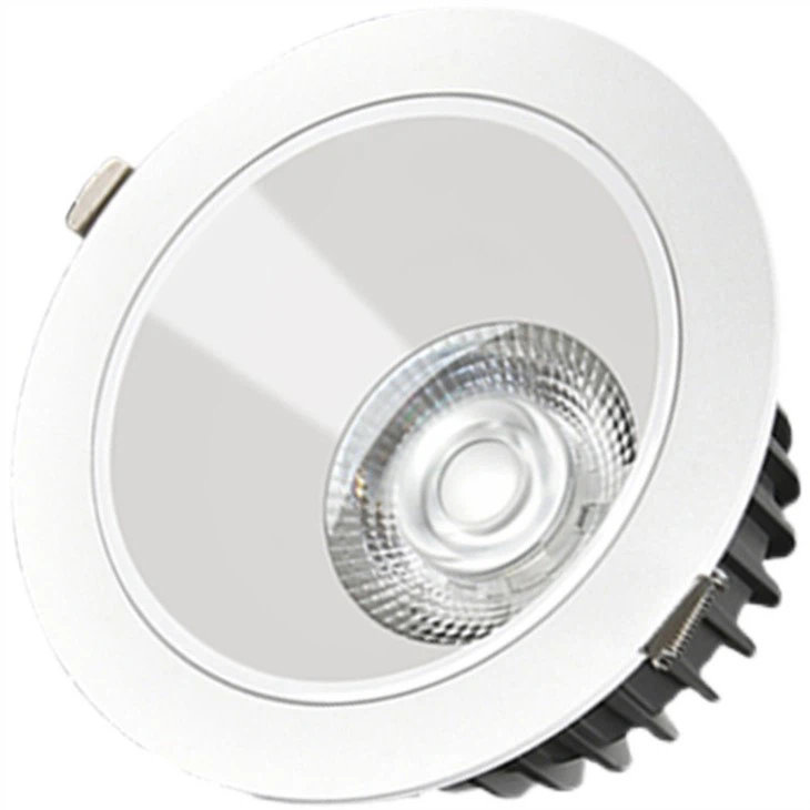4 X MiniSun ki pa-pote dife pou twalèt IP65 Downlights nan Chrome
