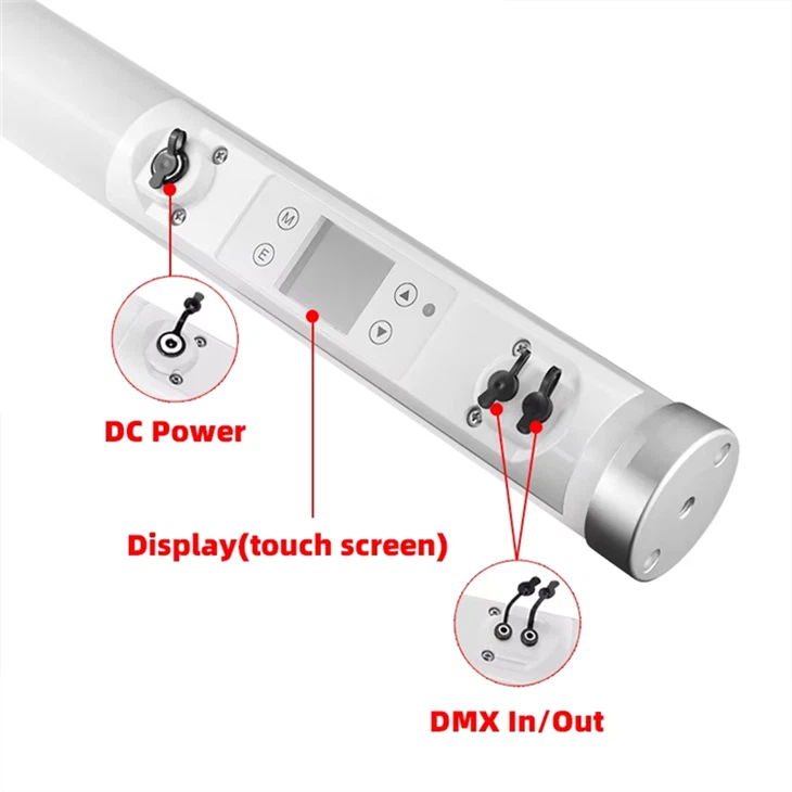 IP65 RGBW LED Stage Tube: 40W Wireless DMX For Outdoor/Studio factory