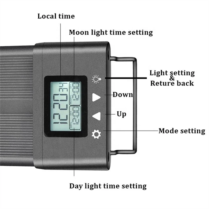 IP68 60W RGB Fish Tank Light W/ Timer & Extendable Bracket suppliers