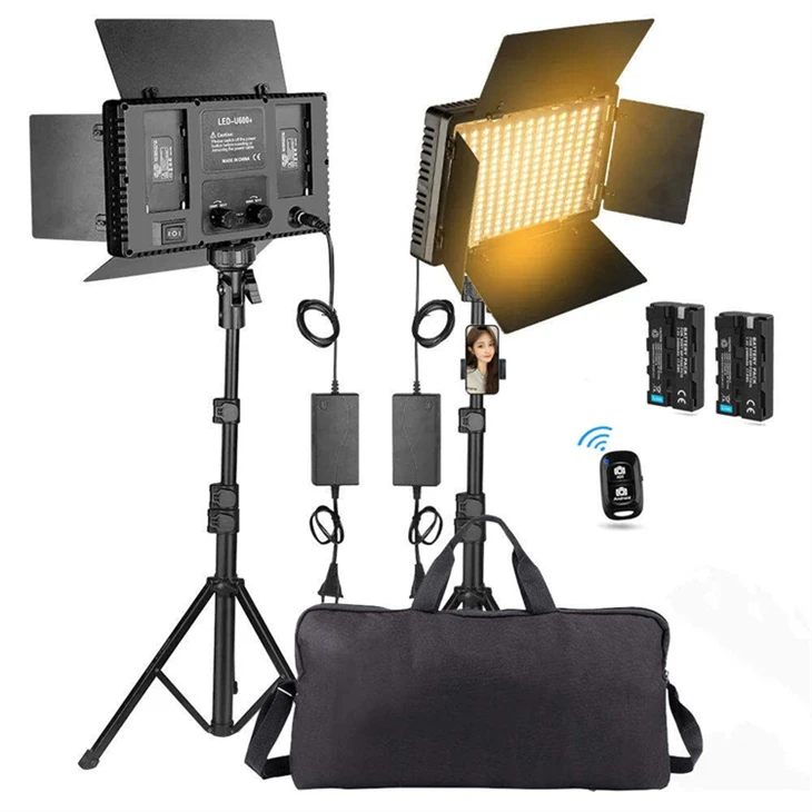 LED Photography Light - 60W/80W Flat Panel Fill Light For Studio & Live Streaming