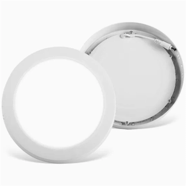 Led Round Flat Panel Limyè Plafon