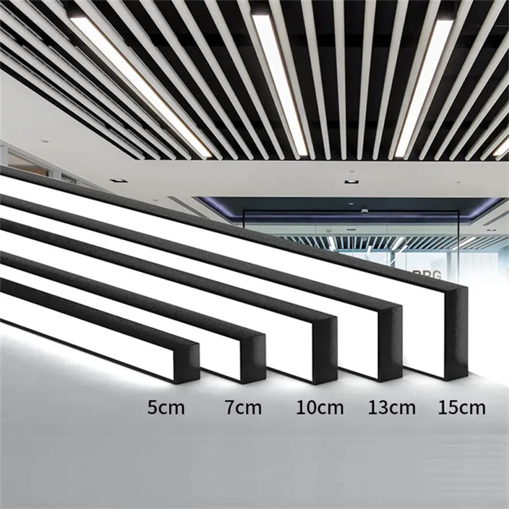 Linear LED Pendant Lamp LINE 1200 mm - Black Linear LED Pendant Lamp LINE 1200 mm - Black