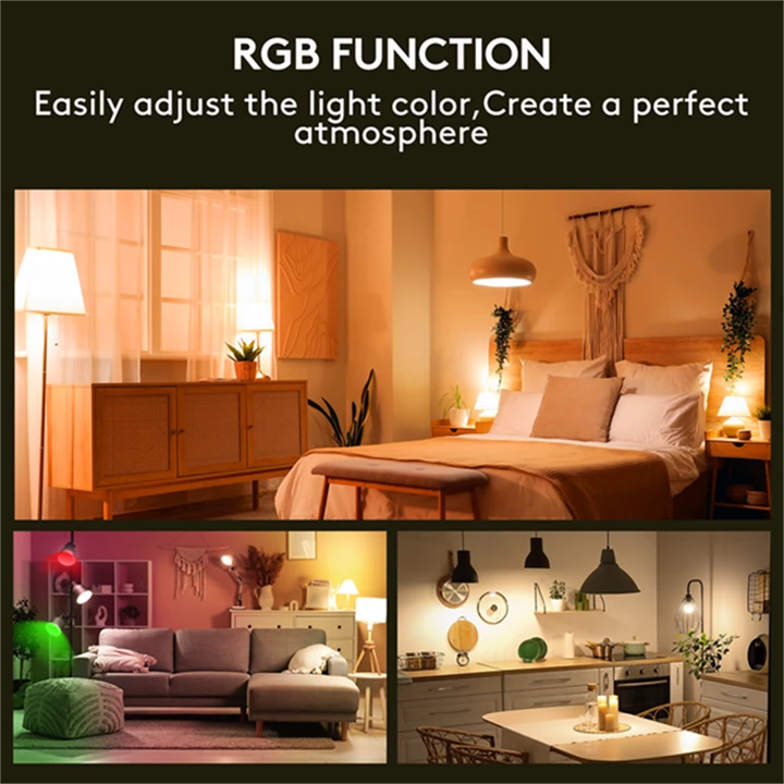 Rechargeable RGB Emergency Bulb With Remote