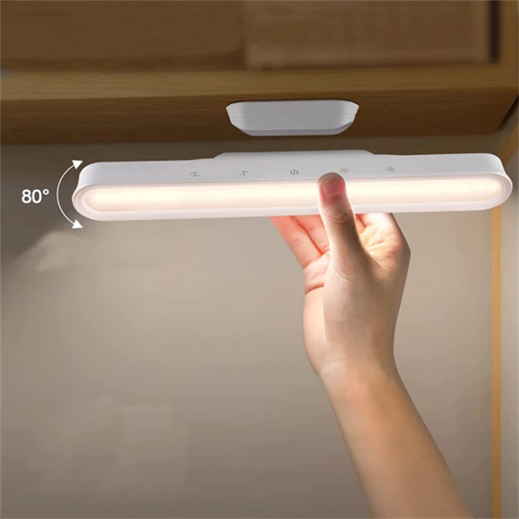 Rechargeable Touch-Kontwole Kabinè kwizin dirije limyè (USB)