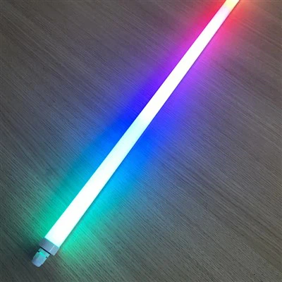 1.2m Waterproof RGB T8 Tib limyè
