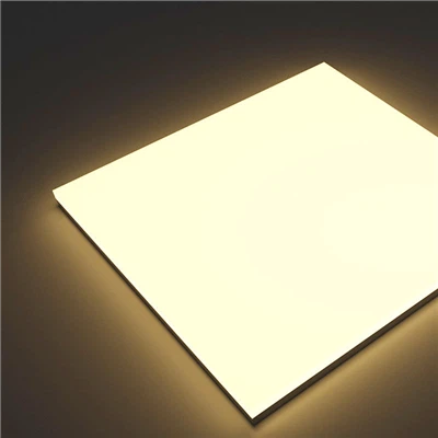24W 120x120mm Frameless aliminyòm dirije limyè Panel - Acrylic Pou Kay