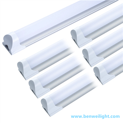 4FT Integrated T8 LED Shop Light: 24W 6500K Linkable Garaj Aparèy