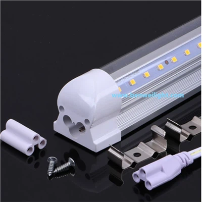 85-265V T5 Integrated LED Tube Light-Clear Cover
