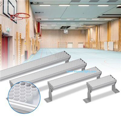 Anti-Ekla aliminyòm dirije Badminton tab tenis baskètbòl Gym limyè