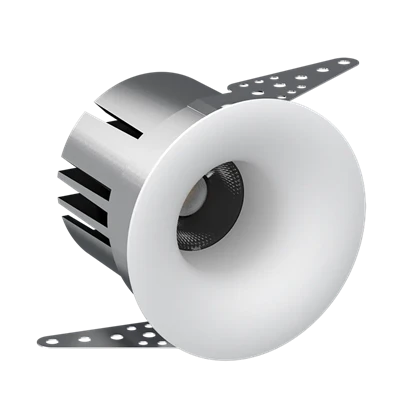 Entegral ki ap dirije Downlight 4.5W/20W 3000K 250lm 48mm Koupe -detire cho blan fwose alum