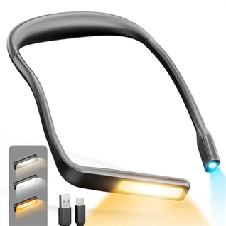 Rechargeable LED Neck Reading Light - Flexible Eye-Caring Book Lanp (An gwo Custom)