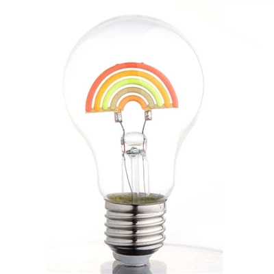 Anpoul ki ap dirije dekoratif kaprisyeuz - Transparan Glass & Kolore filaman Design