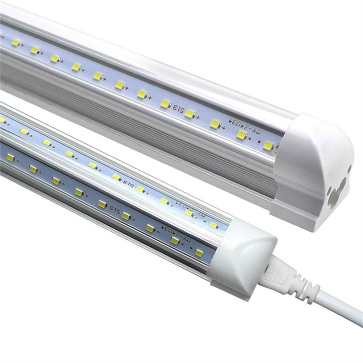 T8 V-Shape Integrated LED Tube Fixture｜270° Beam｜High Lumen best