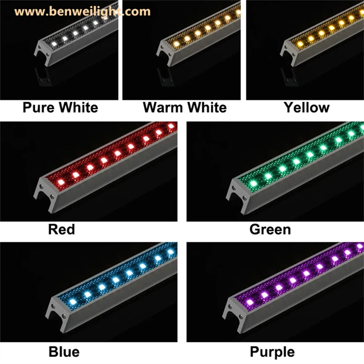 Waterproof LED Wall Washer 24V DC Linear Light For Exterior factory